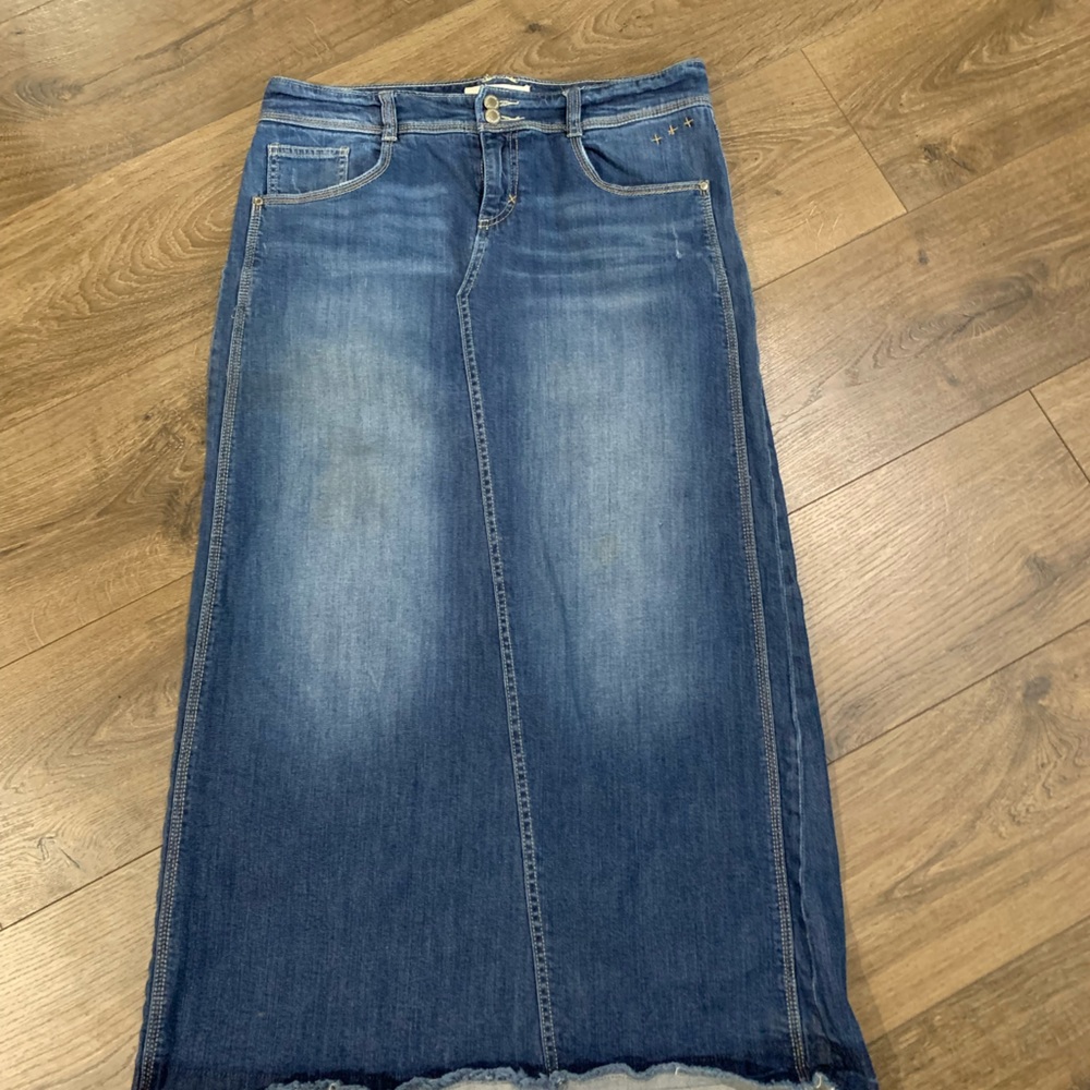 Maurices Long Denim Skirt